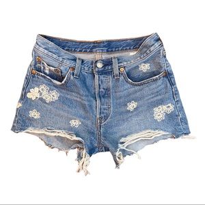 Levi’s 501 Embroidered Shorts